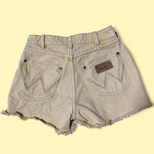 Wrangler X Billabong Yellow Denim Shorts Size 24